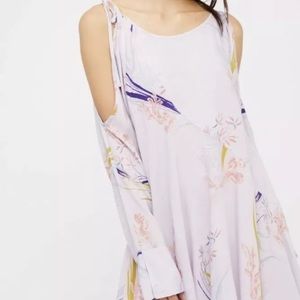 Free people cold shoulder mini dress